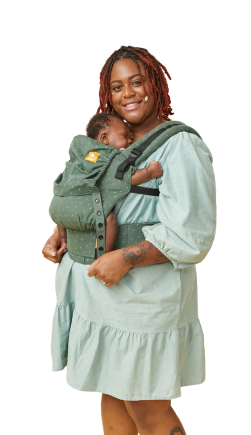 Baby Carrier Industry Alliance homepage image of mother and baby in babytula carrier